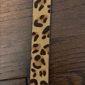 NWT Leopard print belt womens